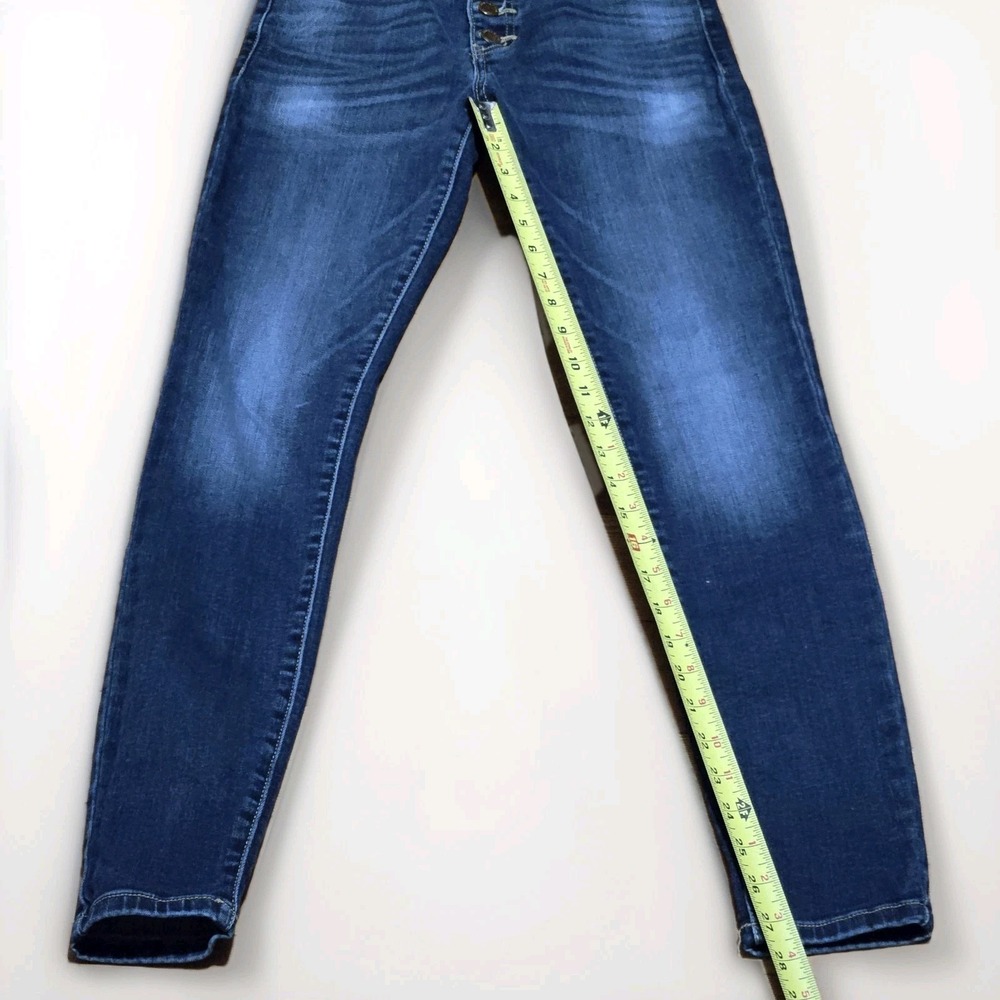 KanCan High Rise Sculpting Jeans Button Fly Dark Wash Stretch Womens 27 VBK1767S - Picture 10 of 15